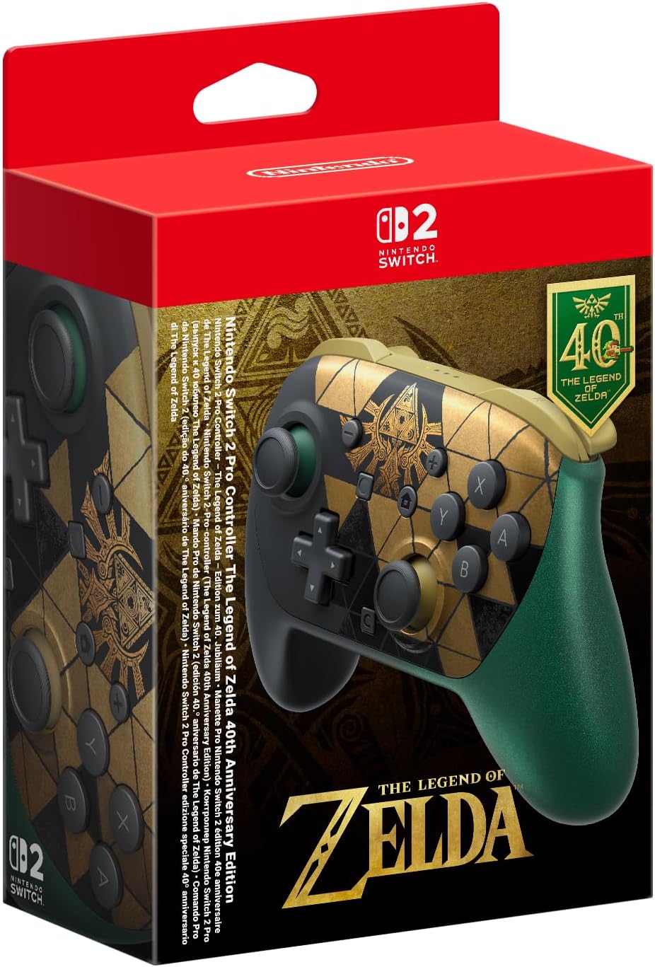 Mando Pro Switch 2: Zelda 40 Aniversario