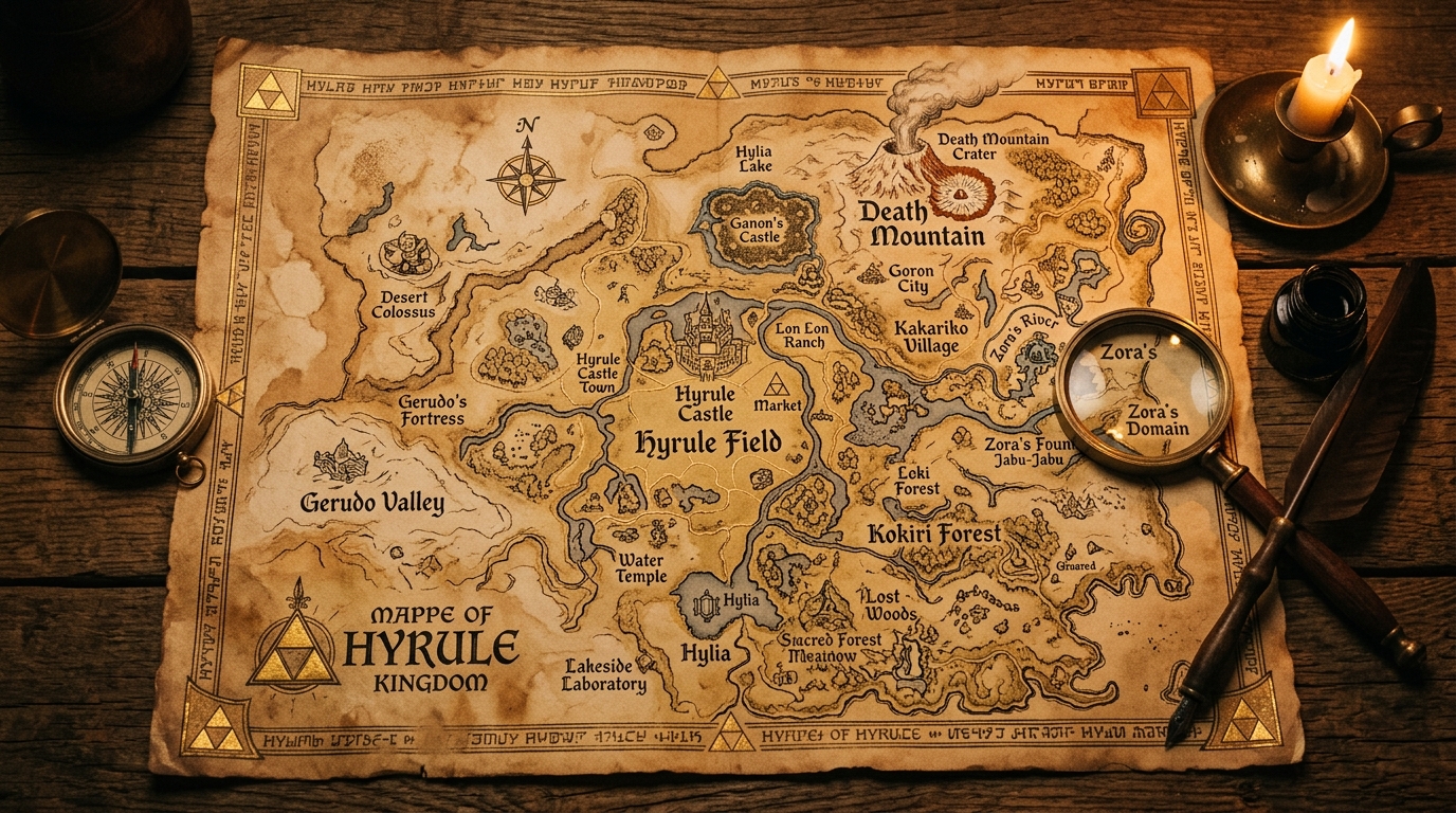 Ocarina of Time: ¿Mapa del Remake igual al N64? La Verdad