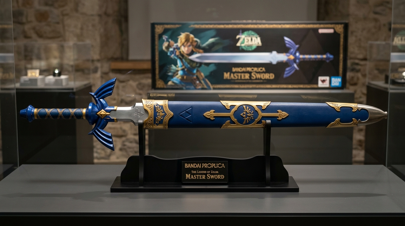 Espada Maestra Proplica con Pedestal de Luz y Sonido (Tamashii Nations)