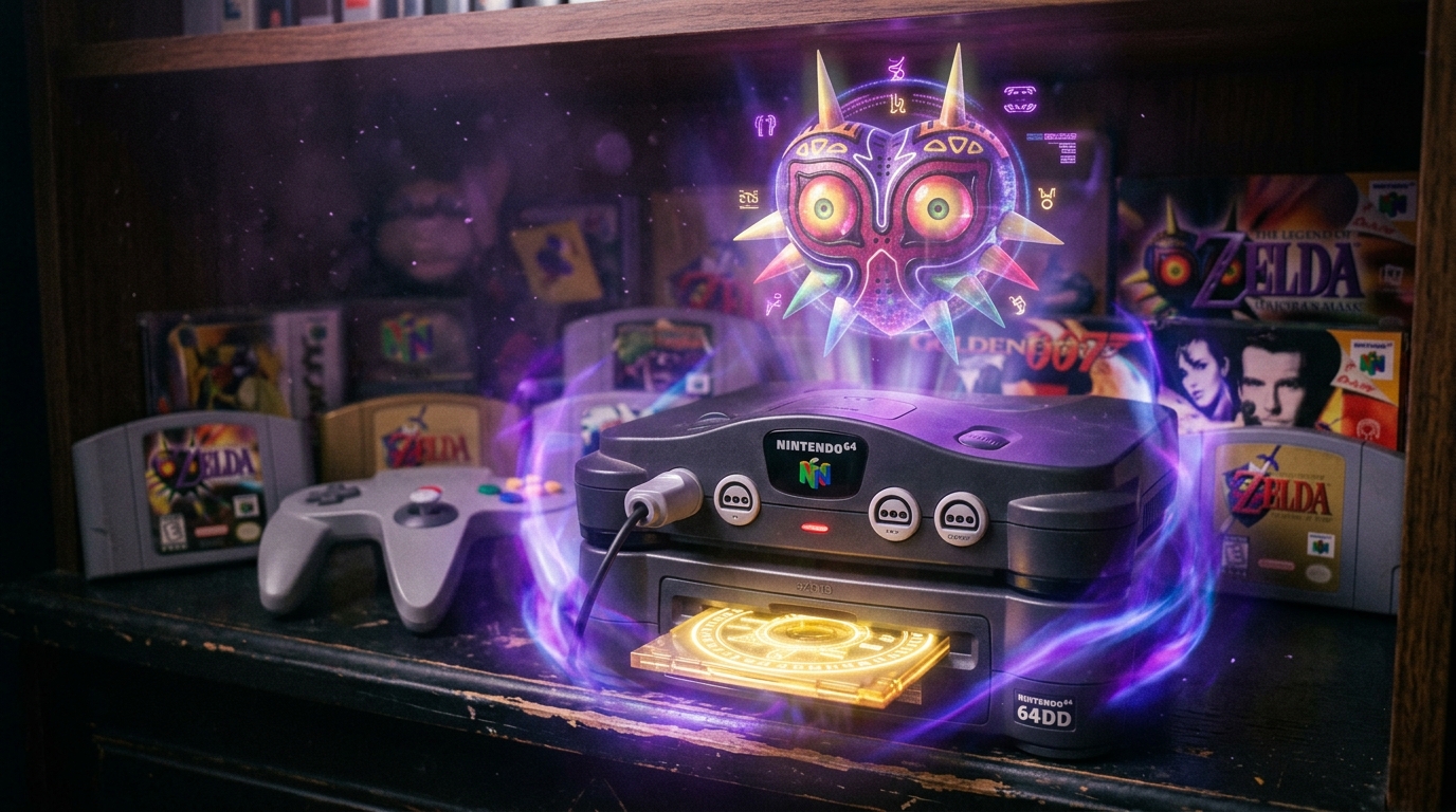 Ura Zelda: El Legado Perdido del 64DD que Forjó Majora's Mask