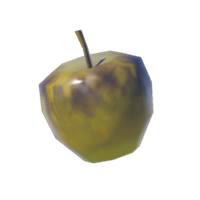 Manzana dorada asada