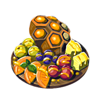 Frutas a la miel