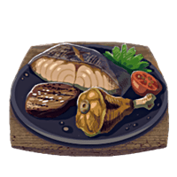 Carne con pescado