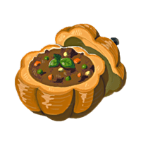 Calabaza rellena