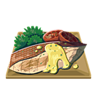 Dorada con salsa