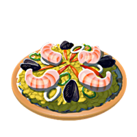Paella de mariscos de Ona