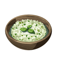 Arroz cremoso con verduras